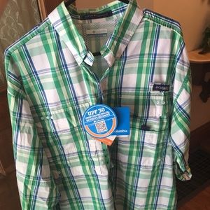 NWT Columbia PFG Bonehead Long Sleeve Shirt